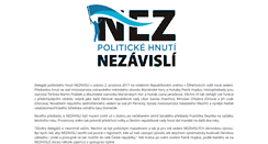 Desktop Screenshot of nezavisli.cz